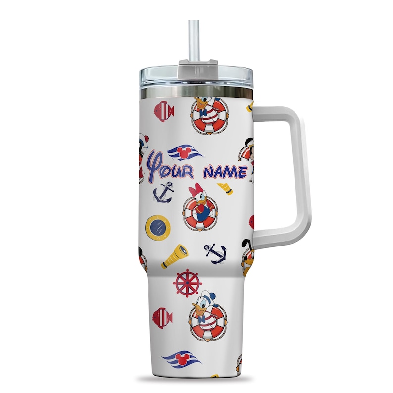 Personifiera Disney Cruise Musse Pigg-mugg, Disney-familjeresa 2026, Anpassad Disney-mugg med tryck, Anpassad födelsedagspresent bild 6
