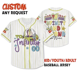 Buzz And Woody Matching Baseball Jersey, To Infinity And Beyond Shirt, Toy Story Boys Disney, Brother Sister Disney Shirts, Kids Disney