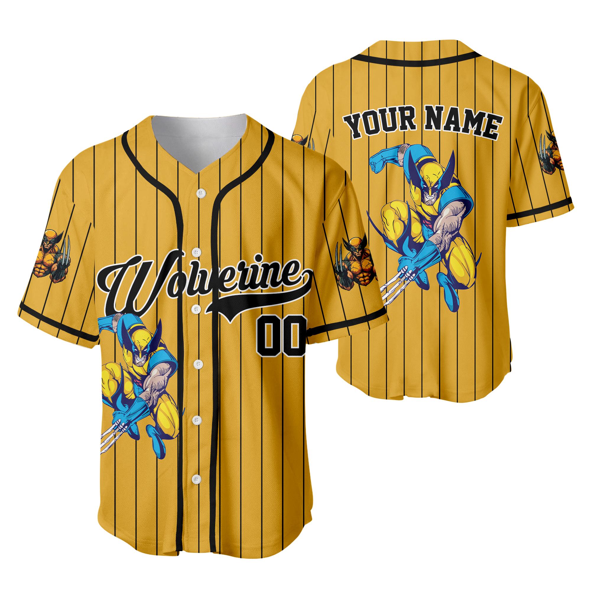 Discover Custom Disney Wolverine Baseball Jersey, Wolverine Shirt, Hero Sport Shirt, Marvel Matching Baseball Team Outfit