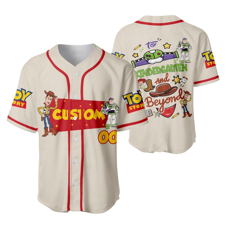 Toy Story Custom Back to School Shirt To infinity and Kindergarten Shirt Pre-K Shirt 2025 First Grade Tee Kids Shirt Custom Toy Story School image 5