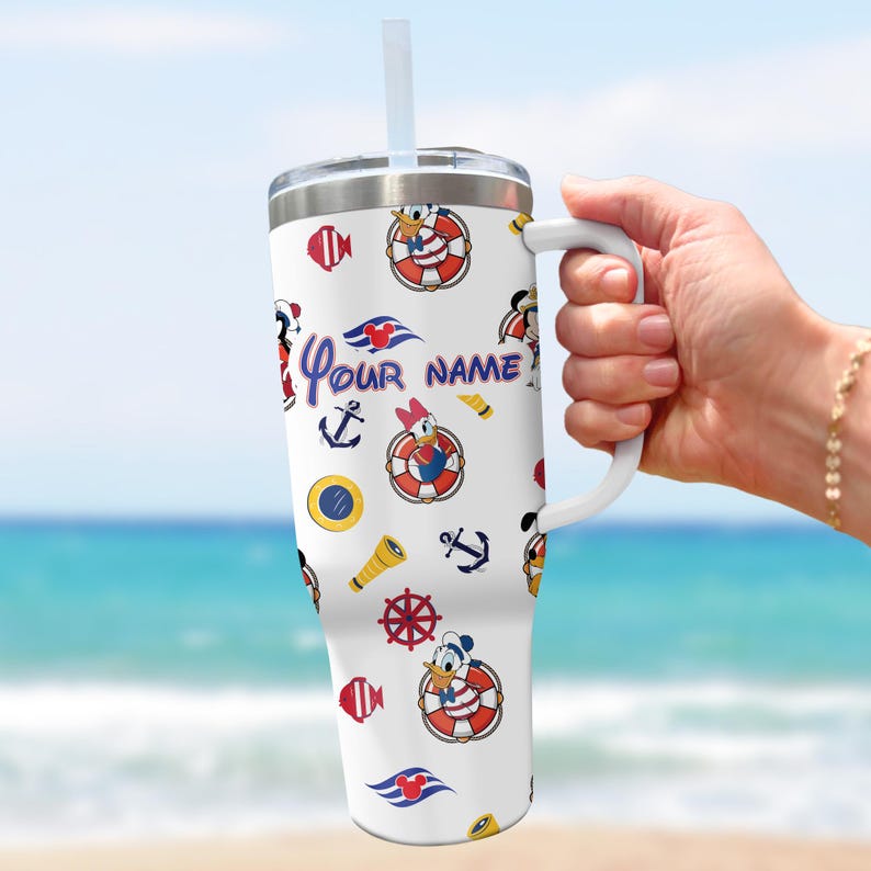 Personifiera Disney Cruise Musse Pigg-mugg, Disney-familjeresa 2026, Anpassad Disney-mugg med tryck, Anpassad födelsedagspresent bild 3