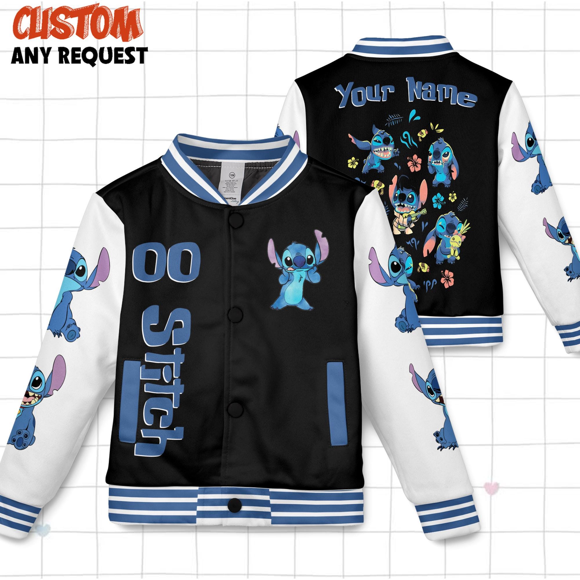 Lilo and Stitch Bomber Jacket - Etsy