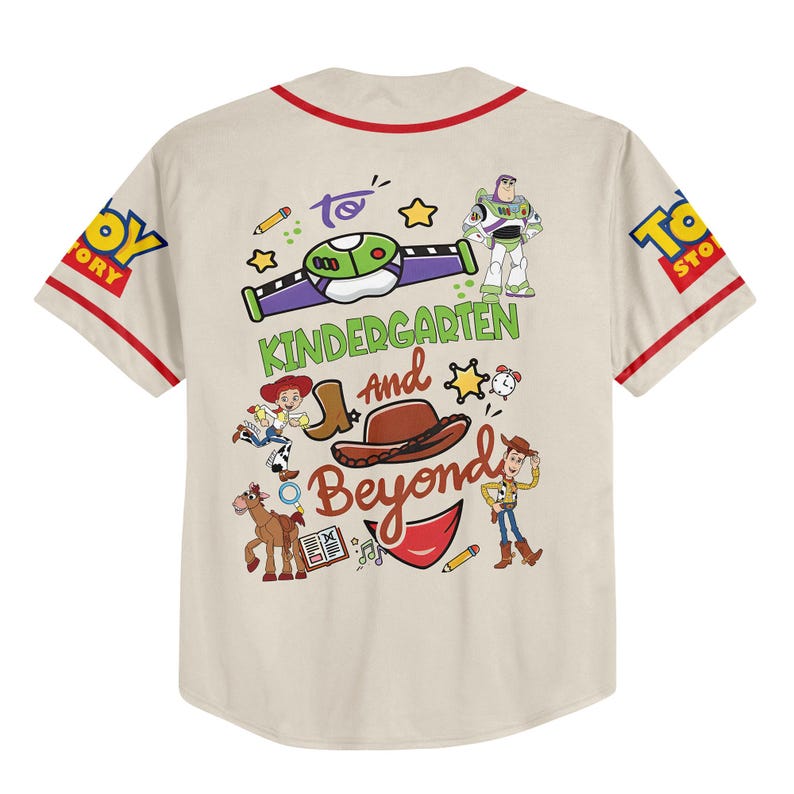 Toy Story Custom Back to School Shirt To infinity and Kindergarten Shirt Pre-K Shirt 2025 First Grade Tee Kids Shirt Custom Toy Story School image 3