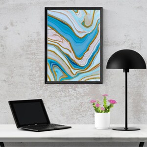 Pink Marble Wall Art, Instant Download, Minimalist Wall Art