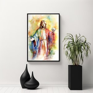 Study for the Resurrection for a paintin - Nicolas Bertin as art print or  hand painted oil.