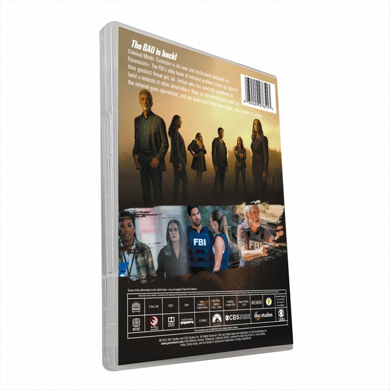 Criminal Minds Season 16 DVD, Region 1, 3 Disc image 3
