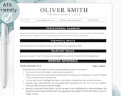 Word Friendly ATS Resume, ATS Friendly Resume Template, Professional ats Resume, ats Resume CV Word, ats Resume Executive, ats templates