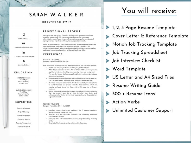 Functional Resume Template CV - Il 794xN.4698869034 Vm4o 