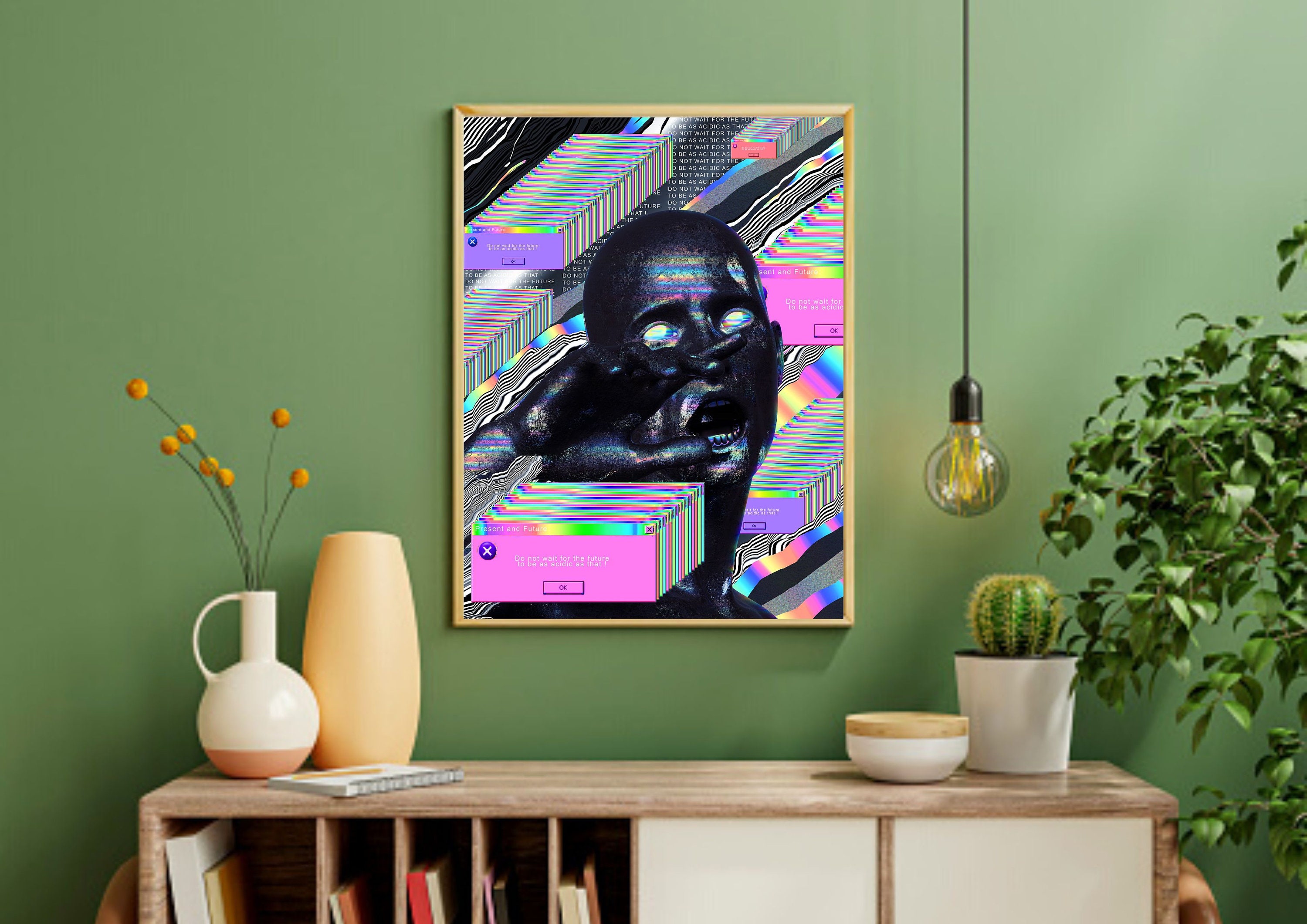 Error Glitch Wall Art Instant Download Modern Style - Etsy