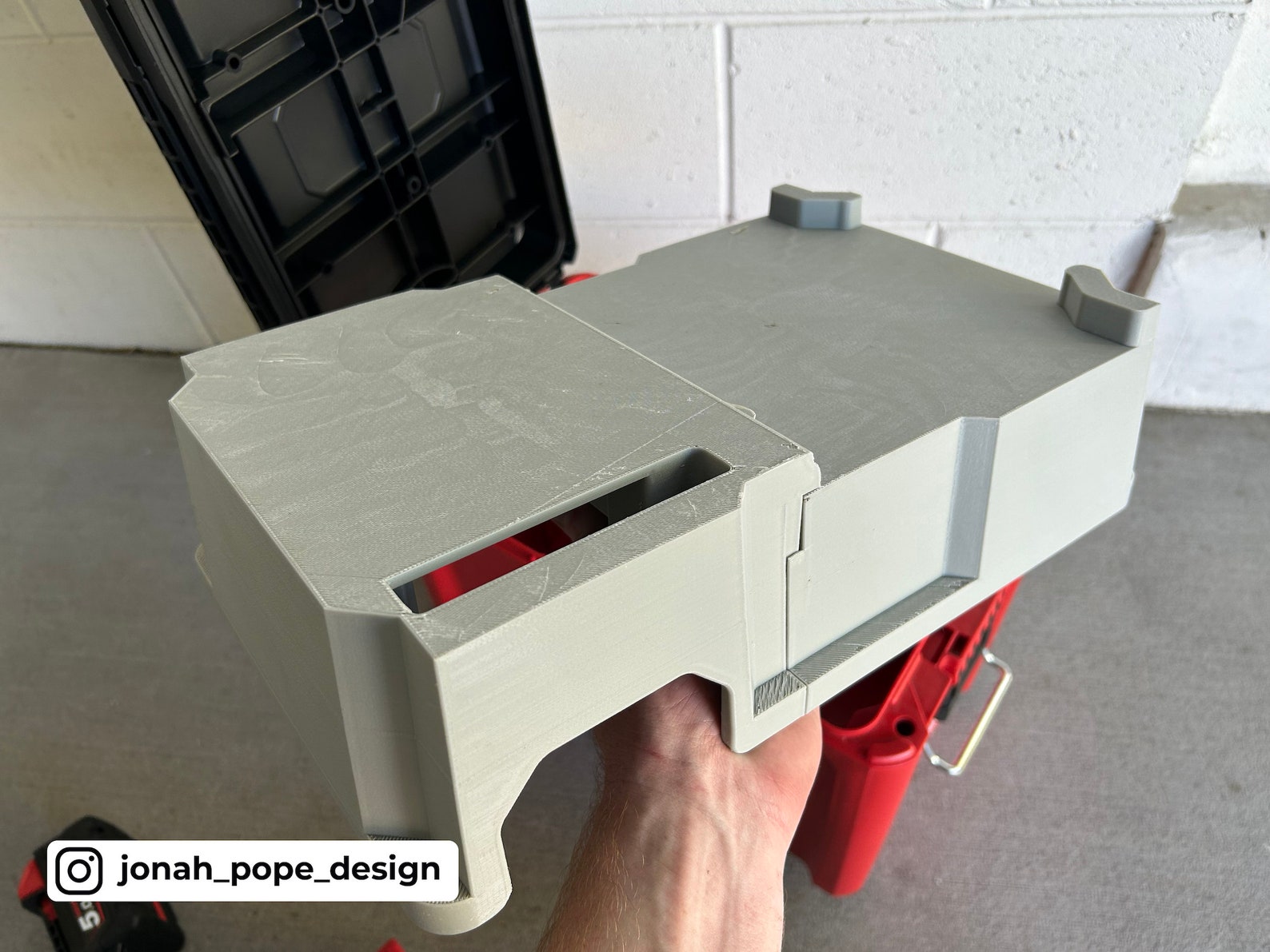 Milwaukee Packout Compact Tool Box M18 Router Insert Part 1/2 - Etsy