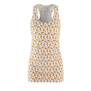 Women&#39;s Racerback Dress, Fruit Print Dress, Summer Dress