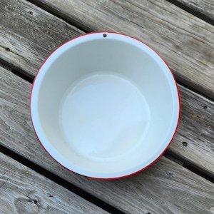 Vintage Enamel Wash Tub - Etsy