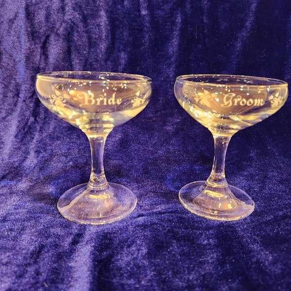 Bride Groom Toasting Etsy