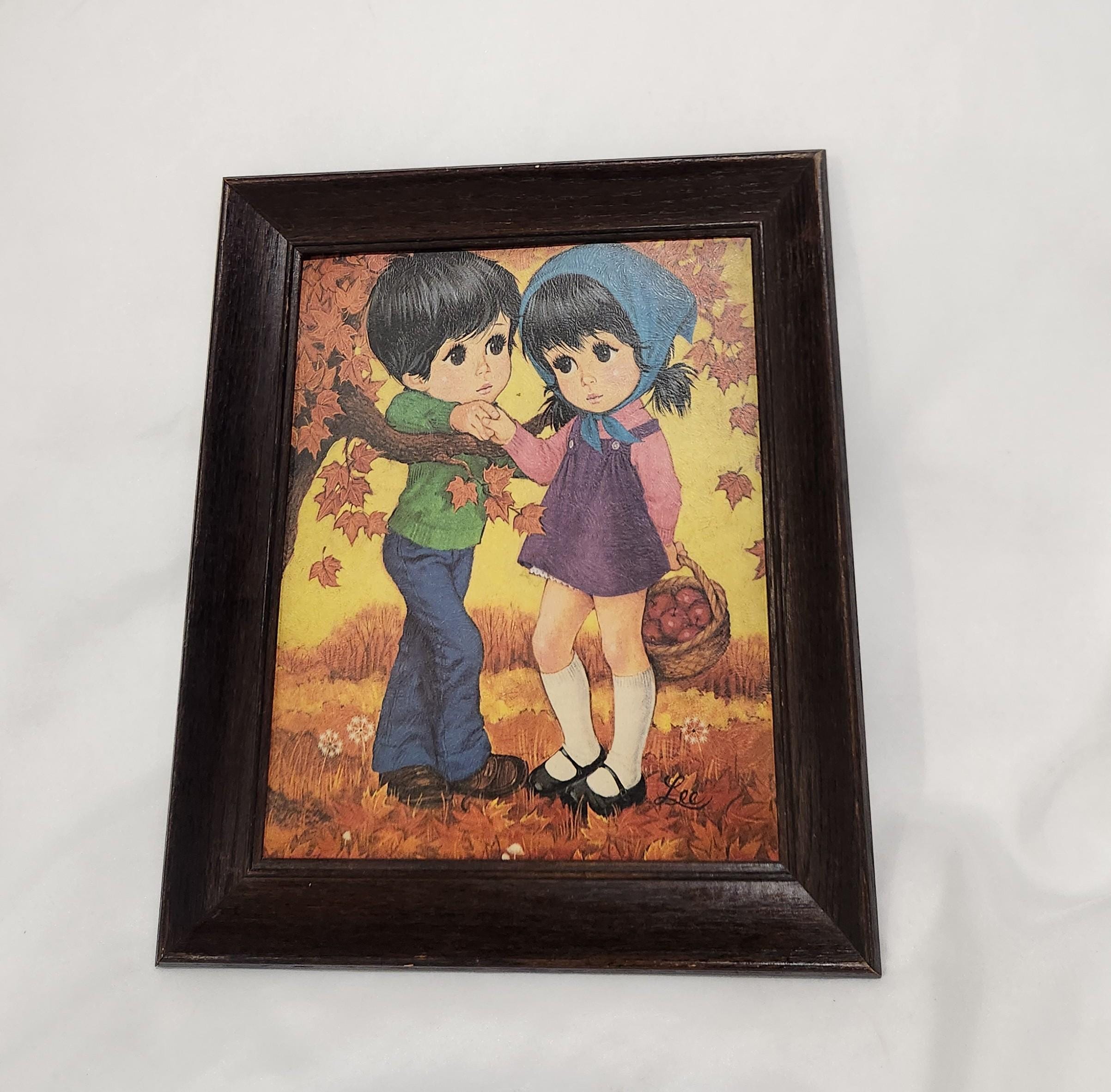 Lee Big Eyes Art Vintage - Etsy