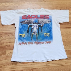 Vintage Eagles 1995 Hell Freezes Over World Tour T-shirt
