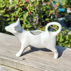 Porcelain Cow Creamer Classic White France Vintage Tea Coffee Creamers