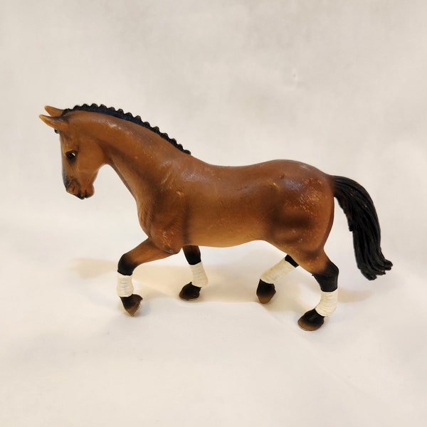 2004 Schleich Hanoverian Mare Dark Bay Dressage Horse | Vintage Toys Games