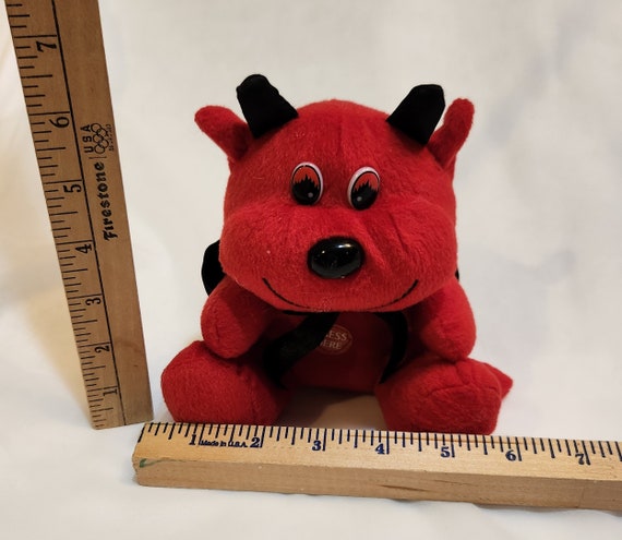 Dan Dee Red Devil Plush: Kissing Sound, Vintage Valentine's Decor
