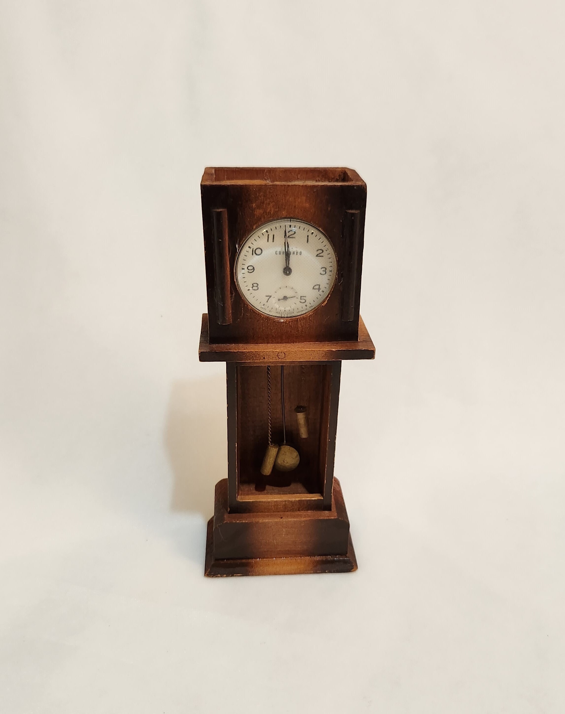 Grandfather Clock Pocket Watch
