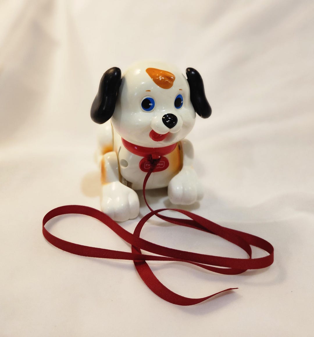 Vintage 1999 Fisher Price Dog Puppy Pull Along Mattel Toy: Broken Tail ...