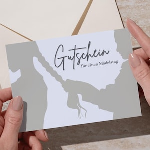 Meisjesdagbon om uit te printen | Cadeau-idee voor beste vriend, cadeau, digitale download, bewerkbaar en personaliseerbaar, DIY-kaart