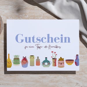 Gutschein für Töpfer und Keramikkurs | Kreatives Erlebnis für alle | Personalisierbar, DIY PDF zum Ausdrucken, Perfektes Geschenk