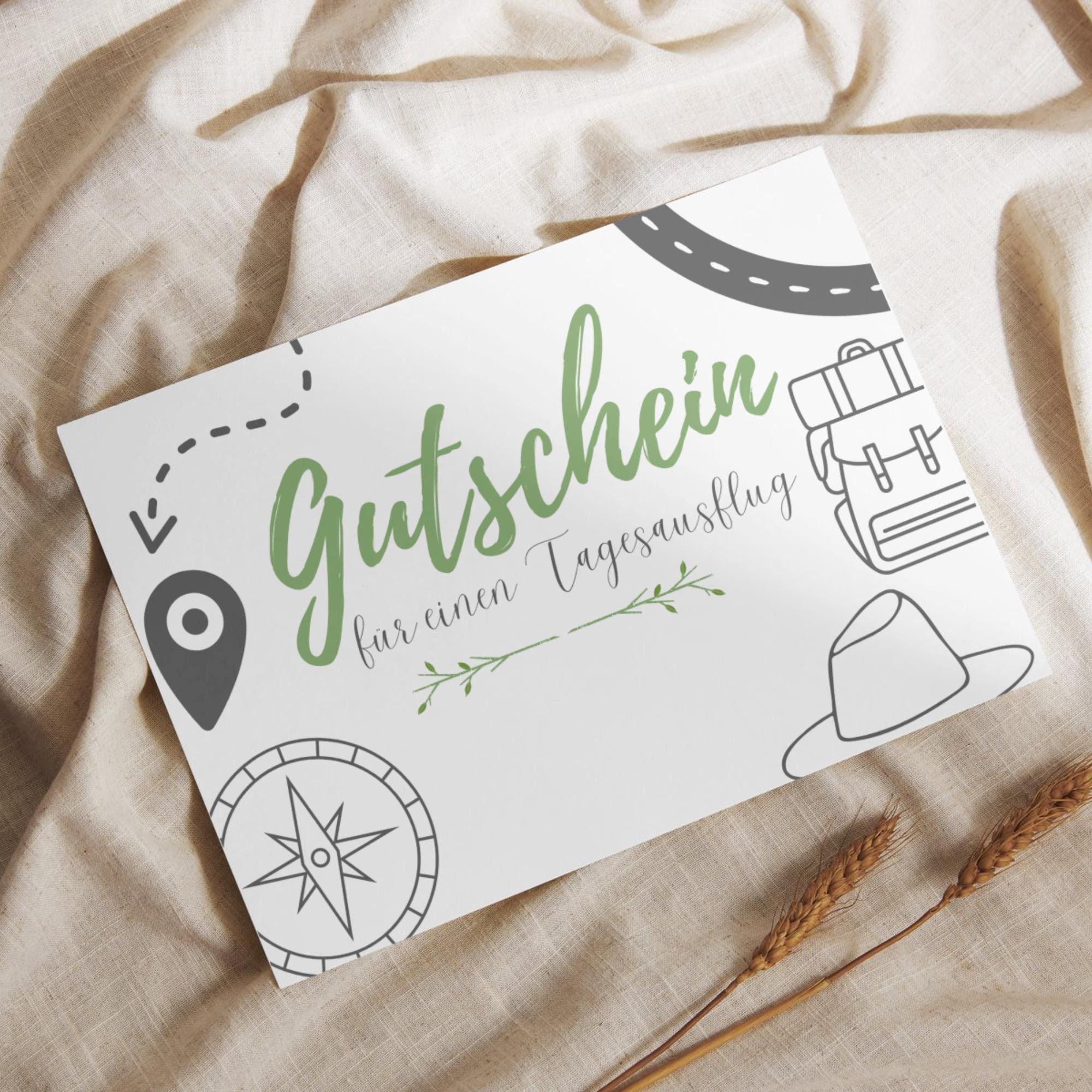 Tagesausflug Spruche Gutschein Ausflug