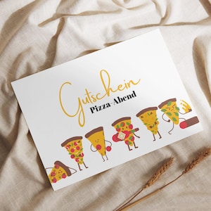Selbstgemachtes Abendessen Gutschein zum Ausdrucken | Geschenkidee für Paare & Freunde | Digitaler Download, Personalisierbar, DIY Karte