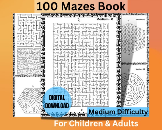 Maze Types Puzzles  Free Printable Puzzle Games