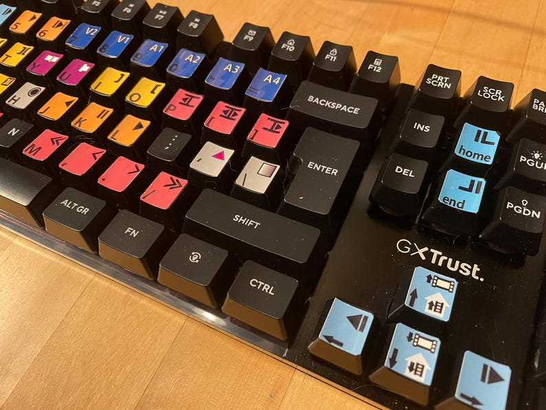 AVID Media Composer Custom Keyboard Stickers - Etsy