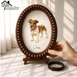 Dog Memorial Portrait from Photo, Watercolor Pet Loss Gift, Personalized Rainbow Dog Art, Cuddle Bug Puppy Remembrance