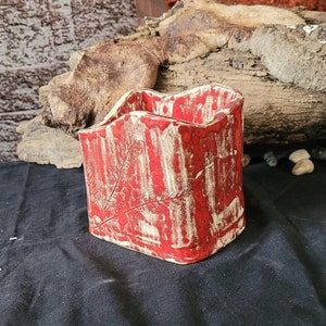 Doniczka ręcznie robiona, doniczka, doniczka ceramiczna, doniczka
