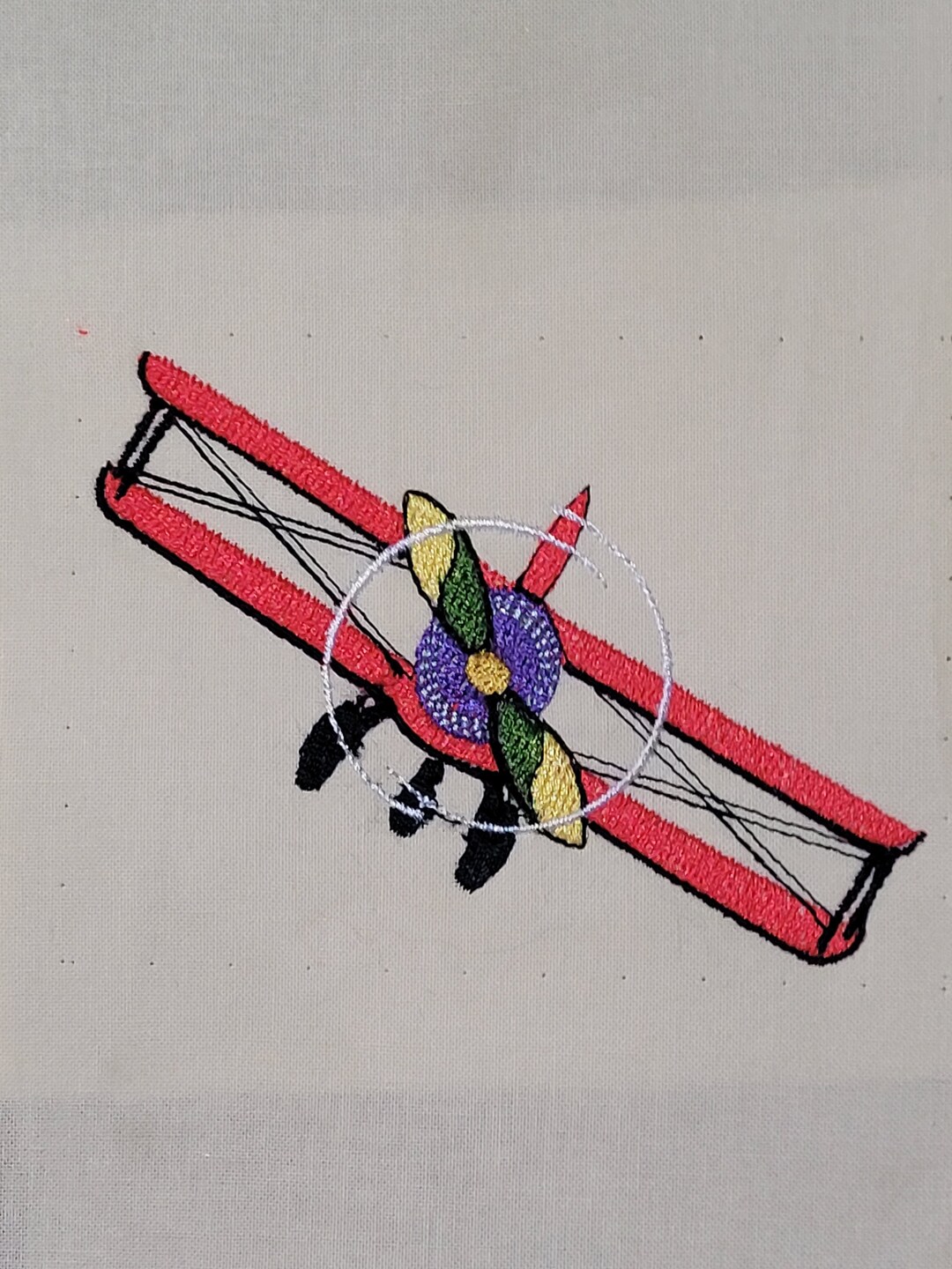 Early Red Biplane - Etsy