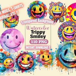 Smiley face svg, Daisy Flower svg, smiley svg, drippy smiley svg, melting smiley svg, Junk Journal svg, happy face svg, emoji svg, fussy cut