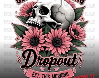 Sanfte Elternschaft Dropout Sarkastische Mama Png Narky Retro Schädel Trendy Mom Skeleton Design Retro Mutterschaft Sublimation Lustige Mama Png Design
