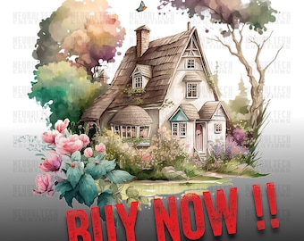 Cottagecore Clipart Cottage illustraties Witchy PNG Clipart PNG ontwerpen Commercieel gebruik clipart Goblincore png Rustic Clipart