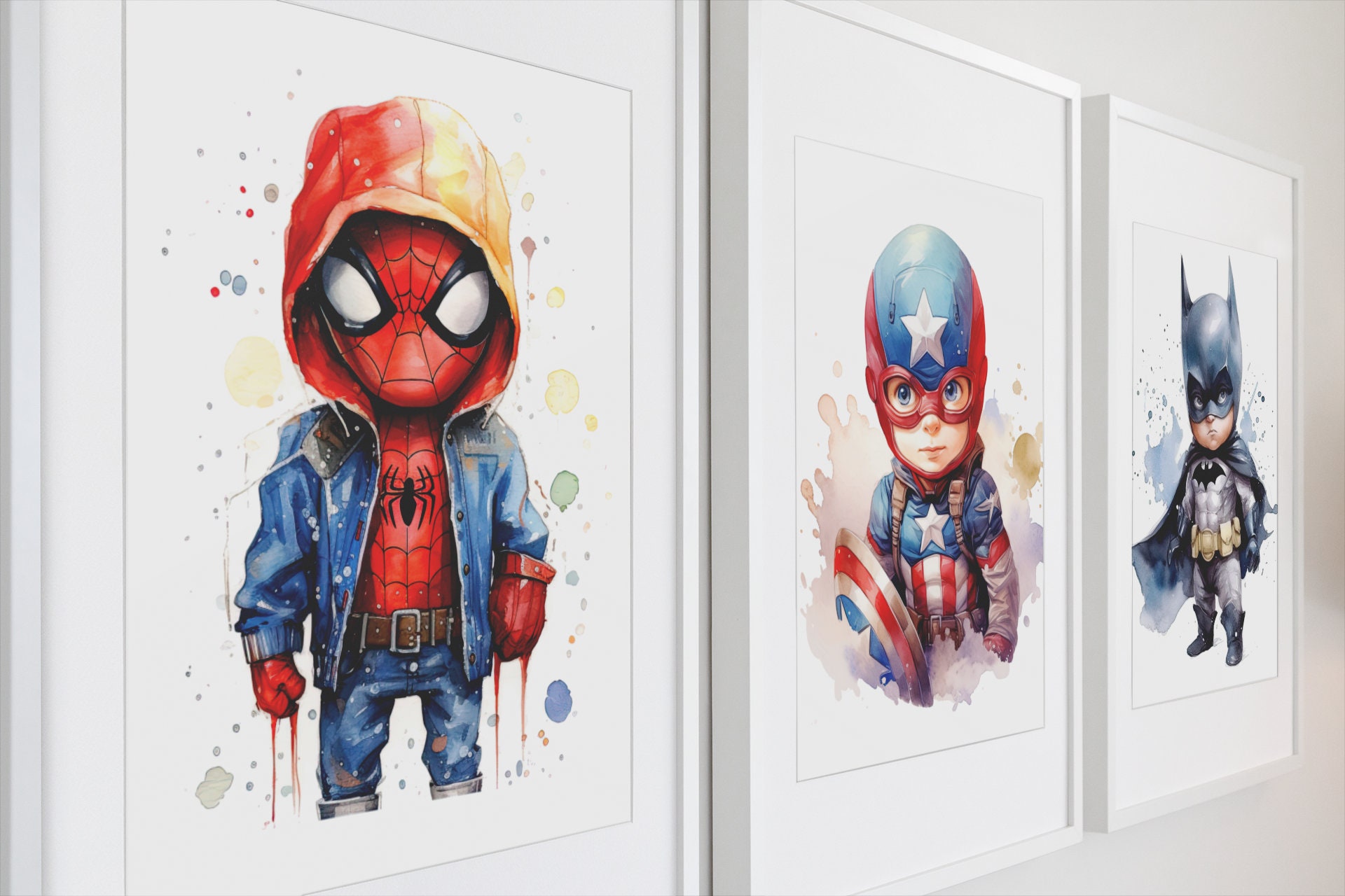 Superhero Kids Bedroom Decor, Superhero Prints, Superhero Wall Art ...