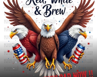 Cerveza roja, blanca y negra (Png), cerveza del 4 de julio (Png), gráfico del 4 de julio para amantes de la cerveza, camiseta del Día de la Independencia (Png), diseño de cerveza patriótica (Png) para regalo