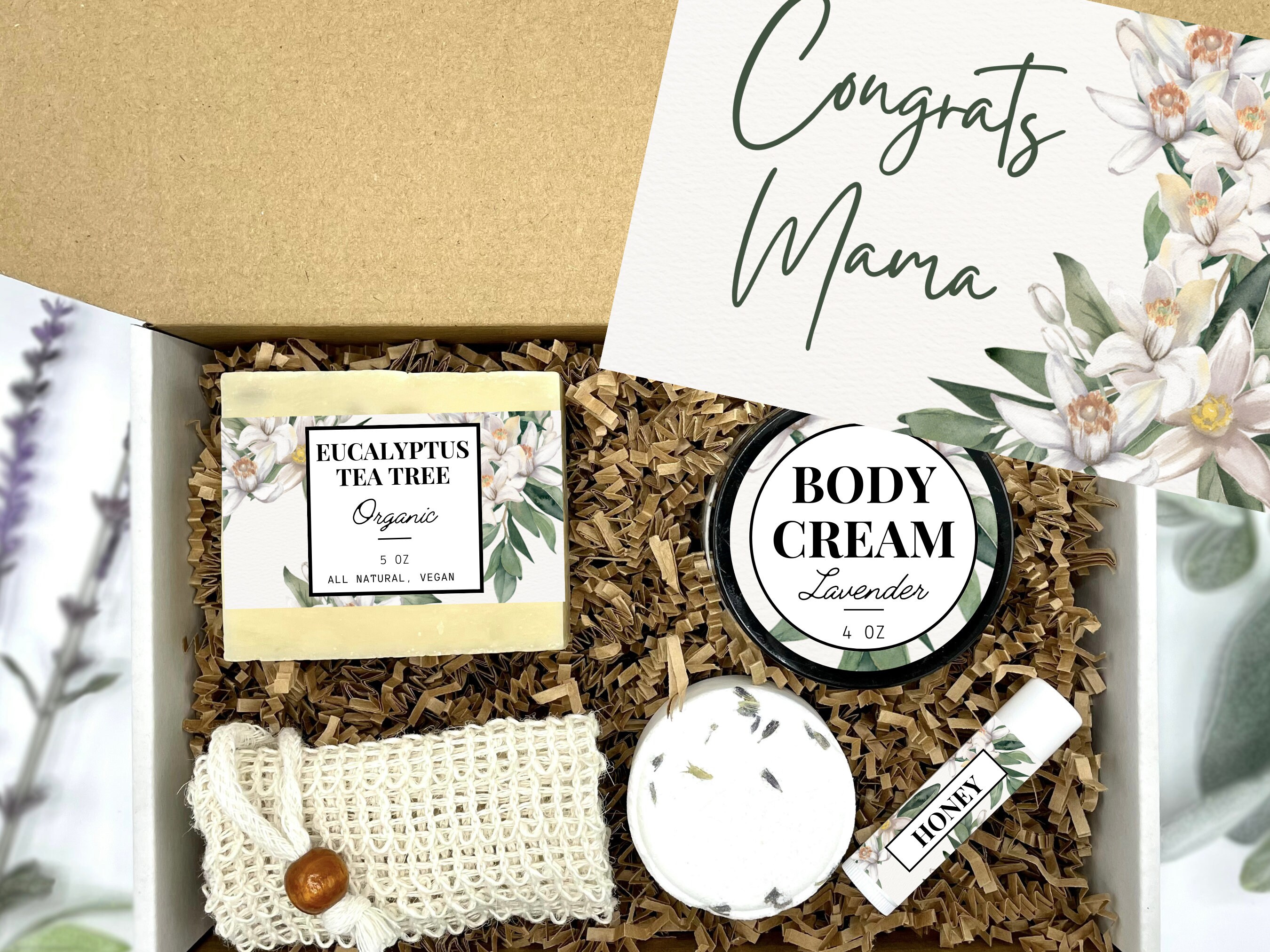 Congrats Mama Gift Box New Mom Gift Basket Postpartum - Etsy