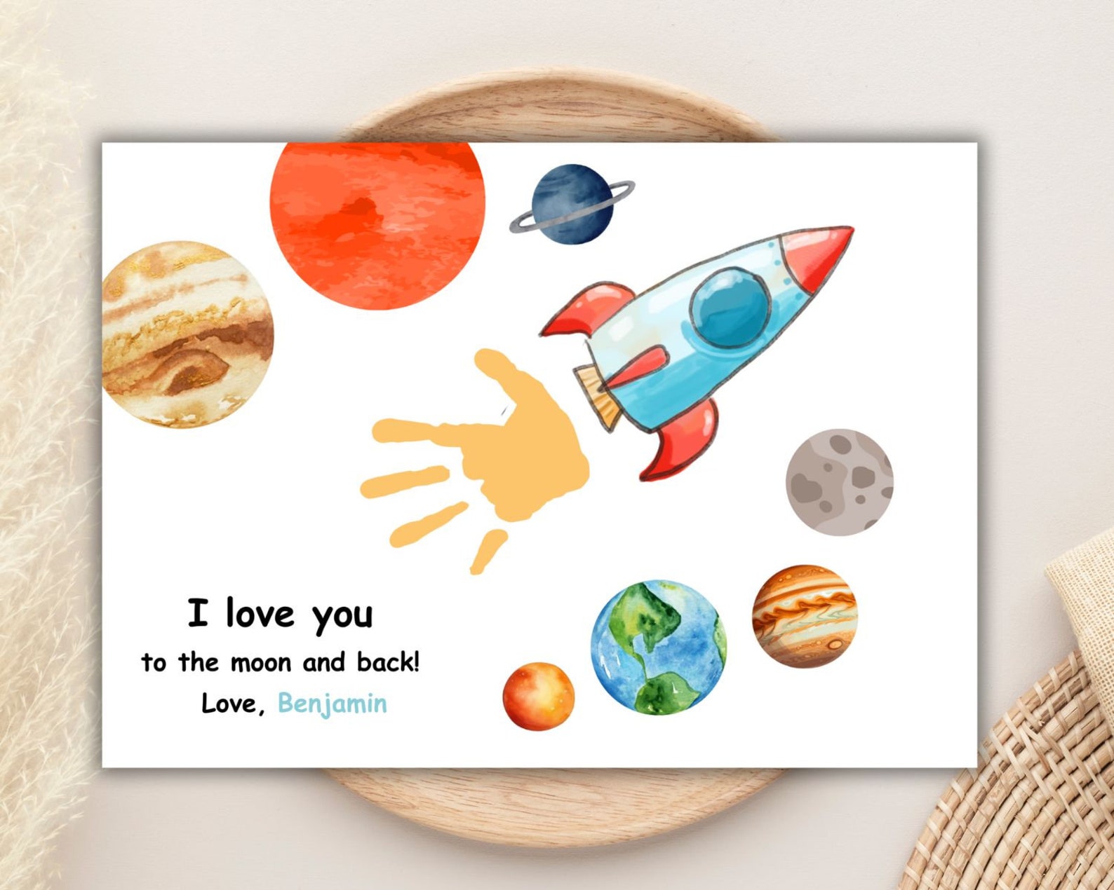 SPACE Happy Mother's Day Card Printable Mother's Day Card Mothers Day ...