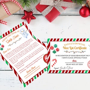 Brief kerstman, BRIEF van de kerstman, certificaat mooie lijst, brief kerstman, instant download, bundel kerstmanbrief. 2. Canvas