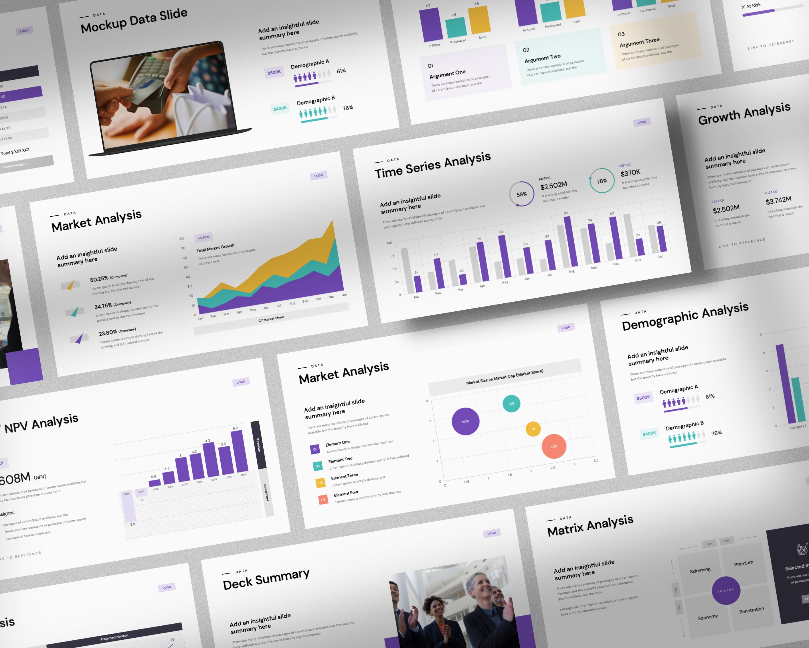 Data Analytics Powerpoint Template (secondary Colors) | Business ...