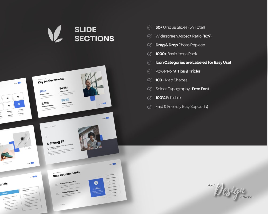 Job Interview Deck | Powerpoint Template | PPT Template | Job Search ...