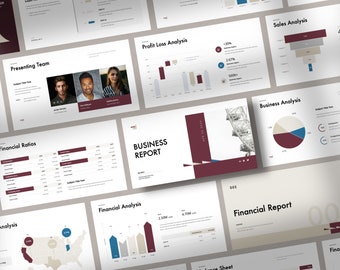 Business Report PowerPoint Presentation | Animated PPT Template | Professional Slide Design & Layouts | 100% Editable | Project / Finance