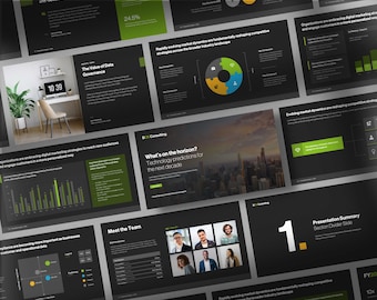 NEW! Consulting Presentation & Toolbox | Professional Layouts + Color Scheme | Modern Corporate Slides | Annual Report PPT | Business Deck