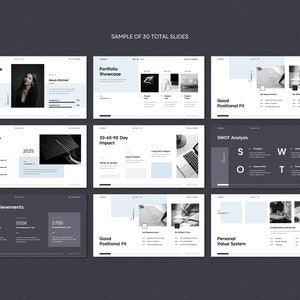 Minimalist Job Interview Powerpoint Template (light Blue Tint) | Job ...