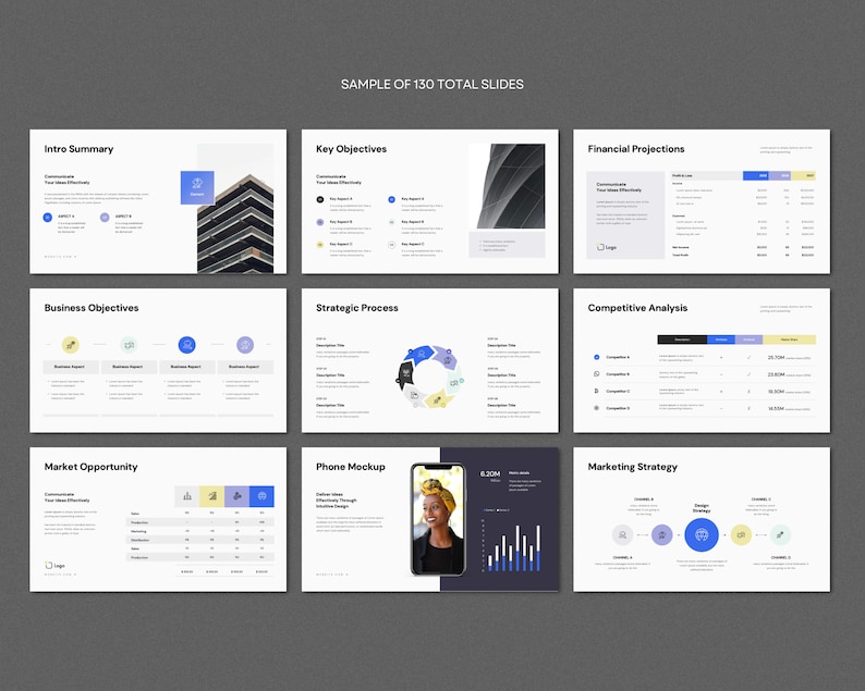 Plantilla de PowerPoint animada multipropósito empresarial / Diseños ...