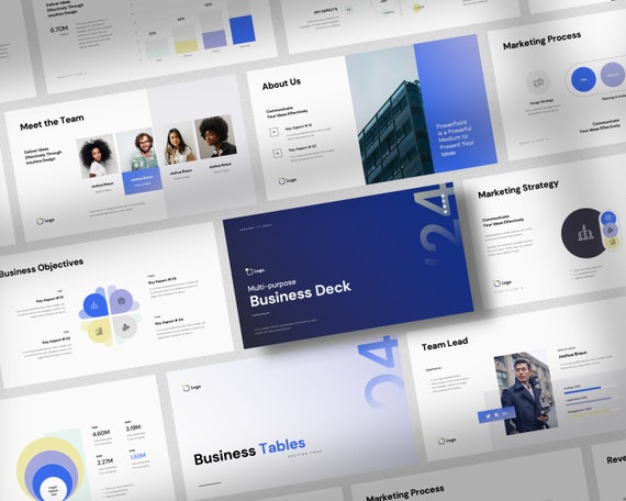 Business Multipurpose Animated PowerPoint Template | Minimal Modern PPT Layouts | Corporate Presentation | 100% Editable Professional Slides