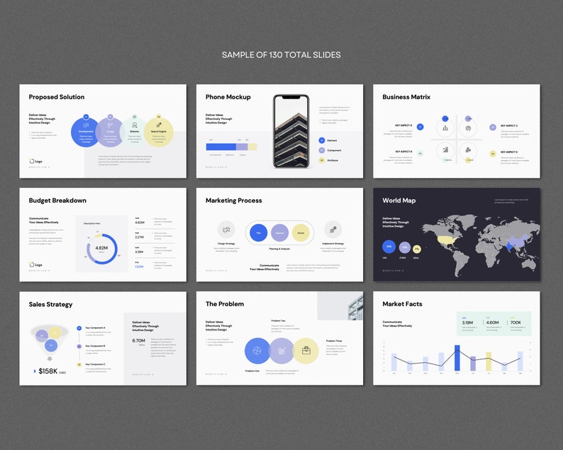 Plantilla de PowerPoint animada multipropósito empresarial / Diseños ...