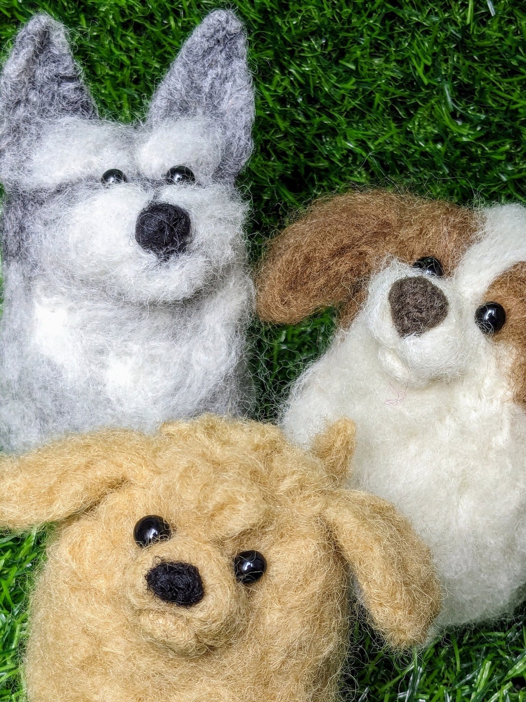 Needle Felted Dogs - Etsy